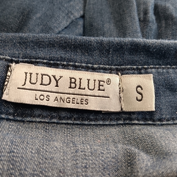 Judy Blue Denim Shirt Dress Women's Size S - Picture 4 of 7